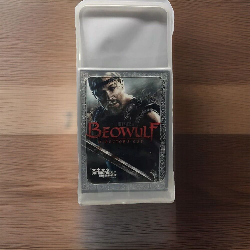 Beowulf Director's Cut DVD Unrated 2007 Movie Angelina Jolie Anthony Hopkins